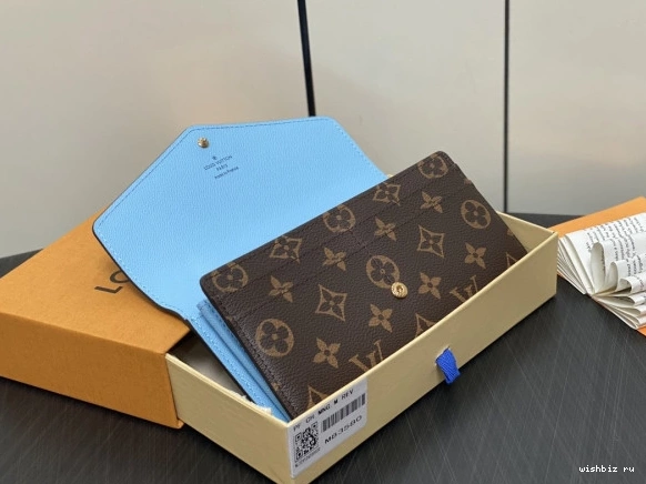 WIS Vuitton Louis WALLET-19*10.5*2cm SARAH 0809